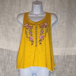 Embroidered Floral Top